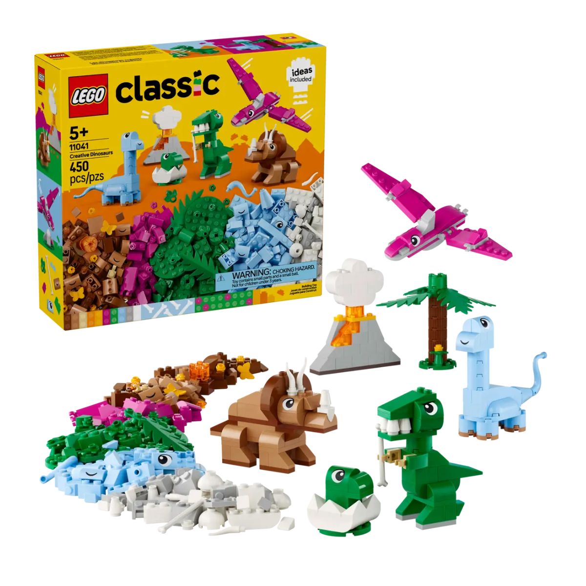 Đồ Chơi Lắp Ráp Bộ Gạch Chi Tiết Chủ Đề Khủng Long LEGO CLASSIC 11041