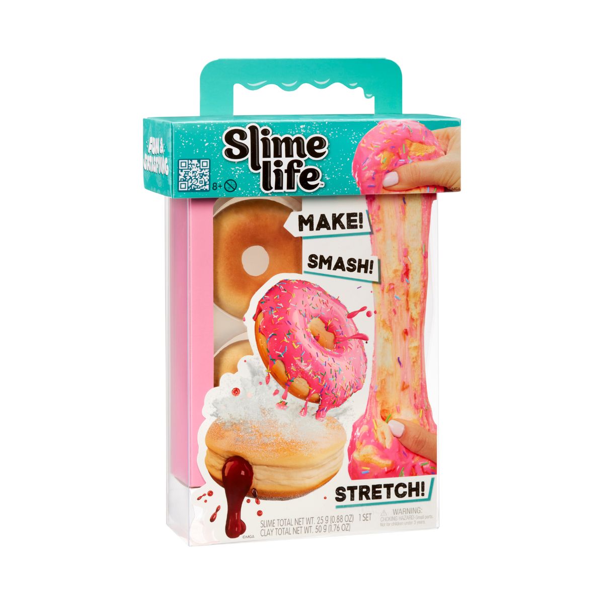 Đồ Chơi Bộ Làm Bánh Donut Slime – Kem Hồng & Nhân Mứt Dâu SLIME LIFE 545187-C
