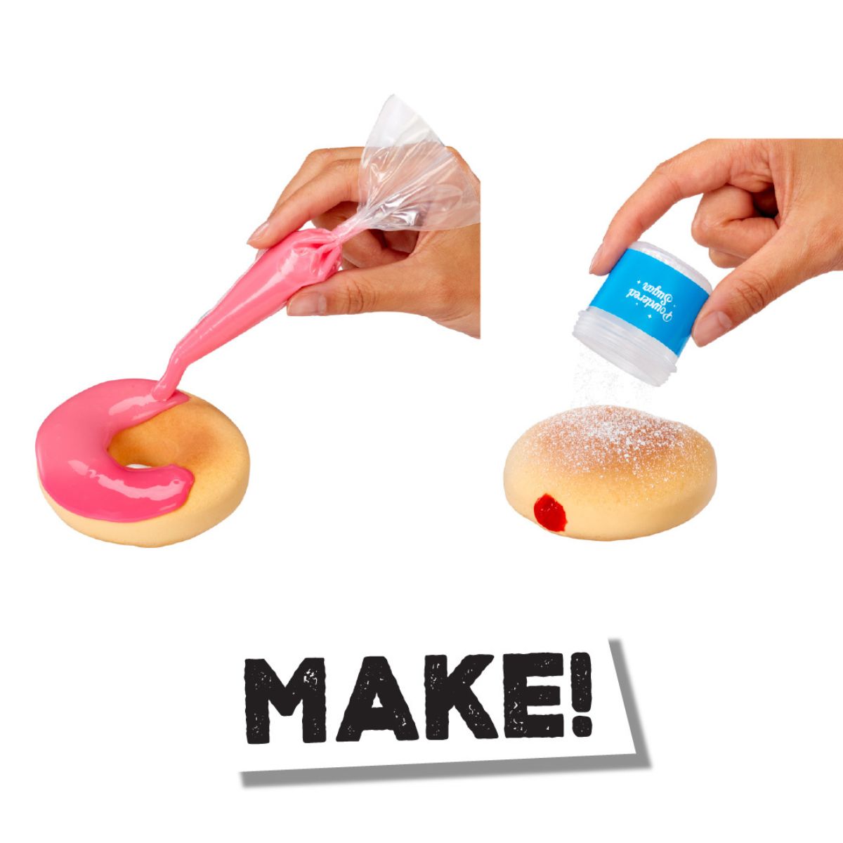 Đồ Chơi Bộ Làm Bánh Donut Slime – Kem Hồng & Nhân Mứt Dâu SLIME LIFE 545187-C