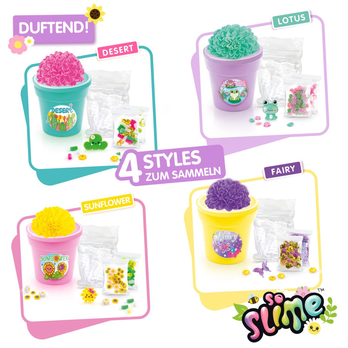 Đồ Chơi Bộ Làm Hoa Bằng Slime Thơm Ngát STYLE4EVER SSC417