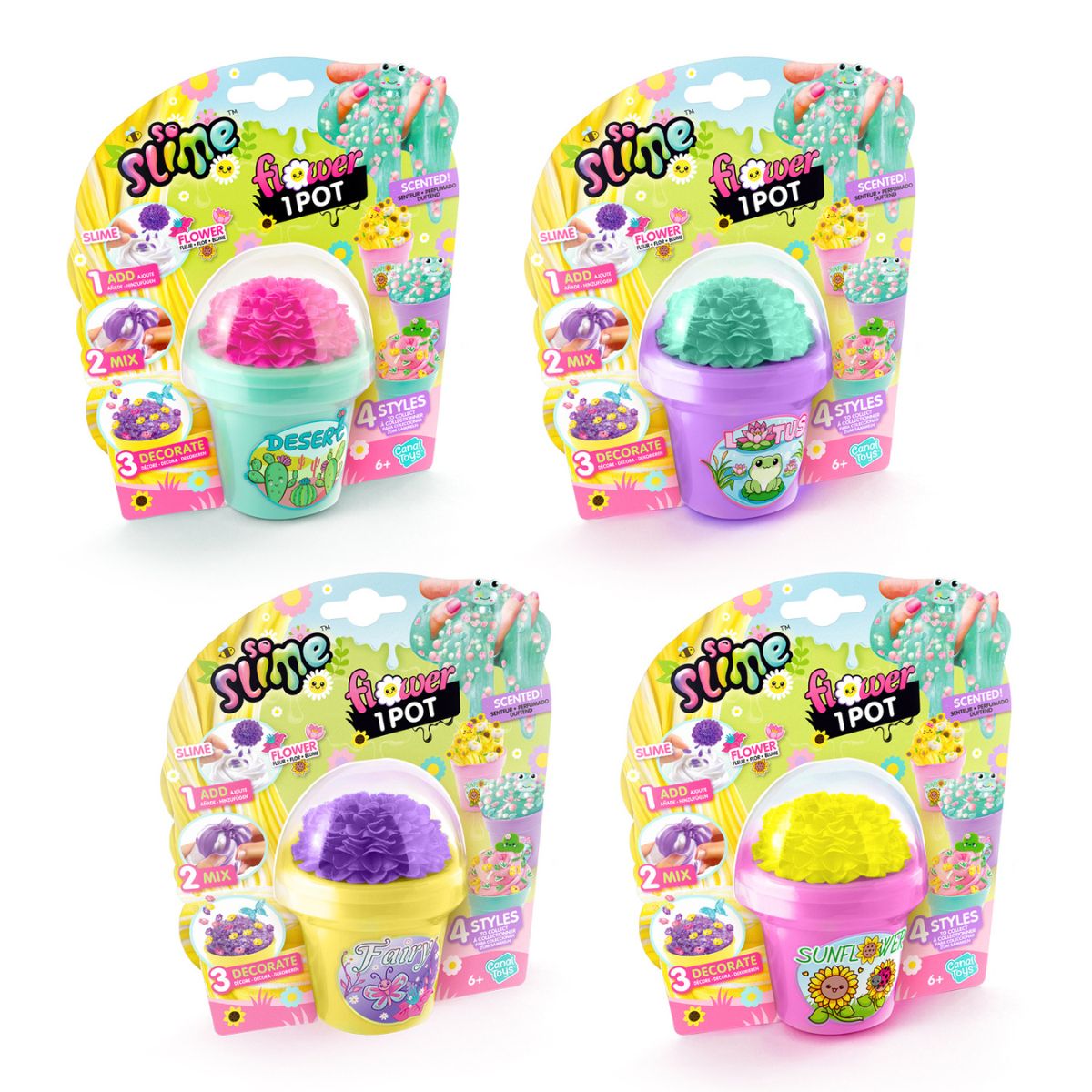 Đồ Chơi Bộ Làm Hoa Bằng Slime Thơm Ngát STYLE4EVER SSC417