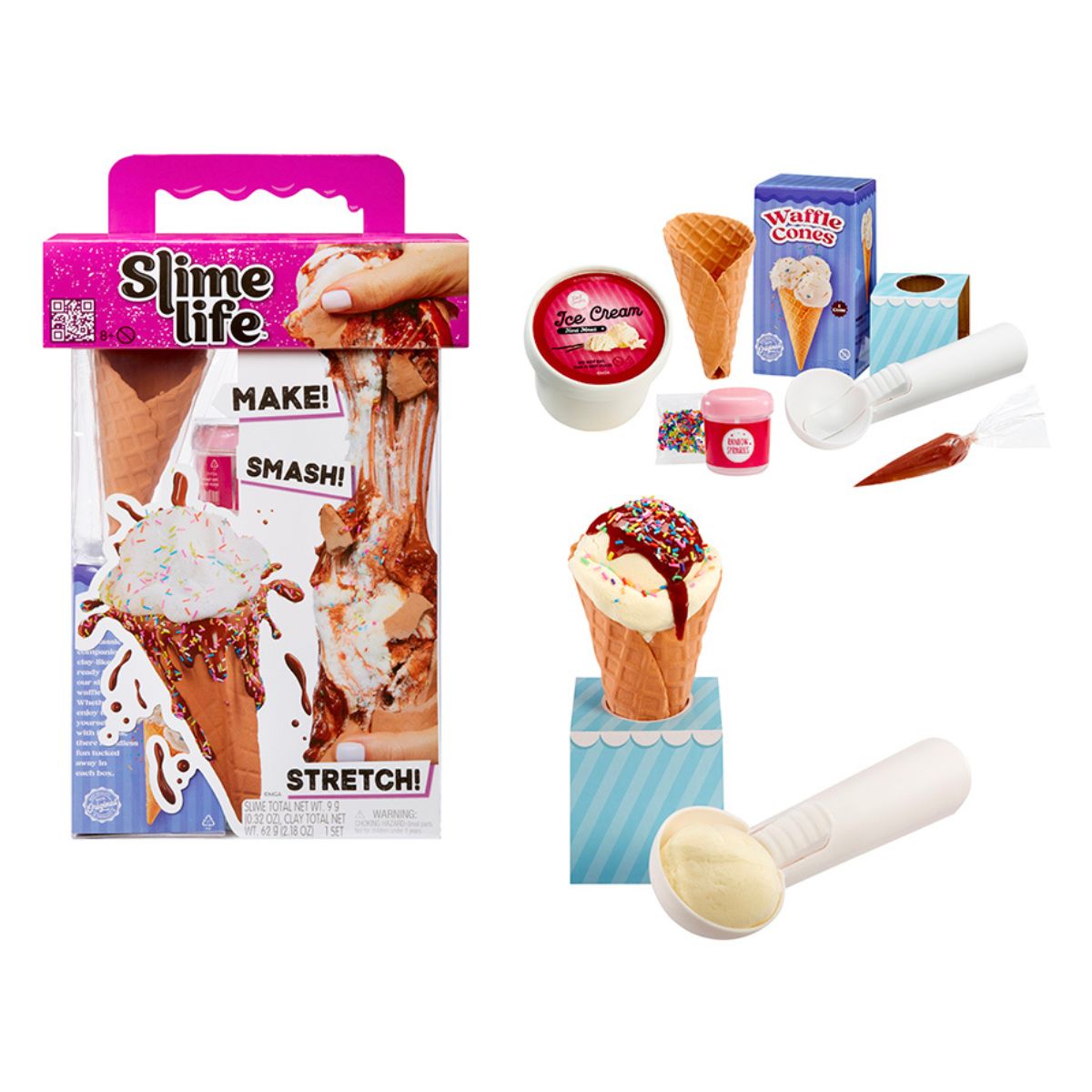 Đồ Chơi Bộ Làm Kem Ốc Quế SLIME LIFE 545286-C
