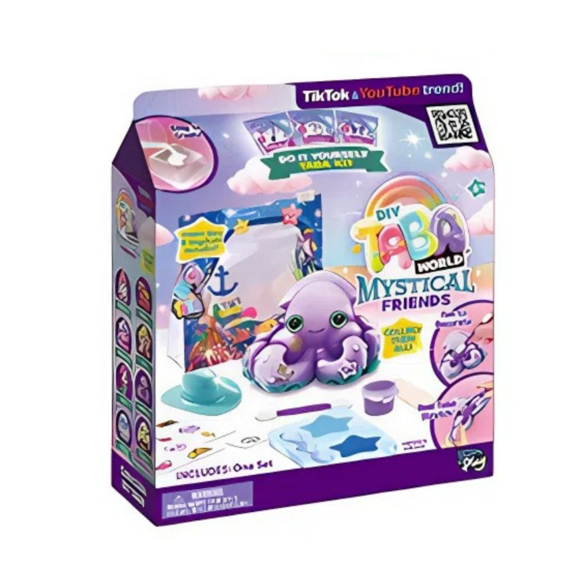 Đồ Chơi Bộ Làm Móc Khóa Squishy TabaWorld DIY-Bạch Tuộc Kraken OTHER GIRL BRANDS 855048-7L