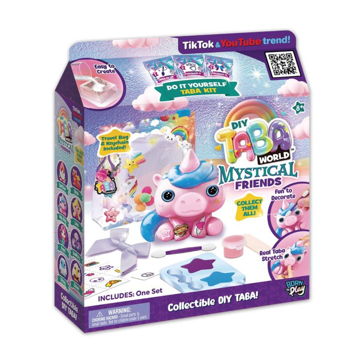 Đồ Chơi Bộ Làm Móc Khóa Squishy TabaWorld DIY-Lỳ Lân Nay Nay OTHER GIRL BRANDS 855049-7L