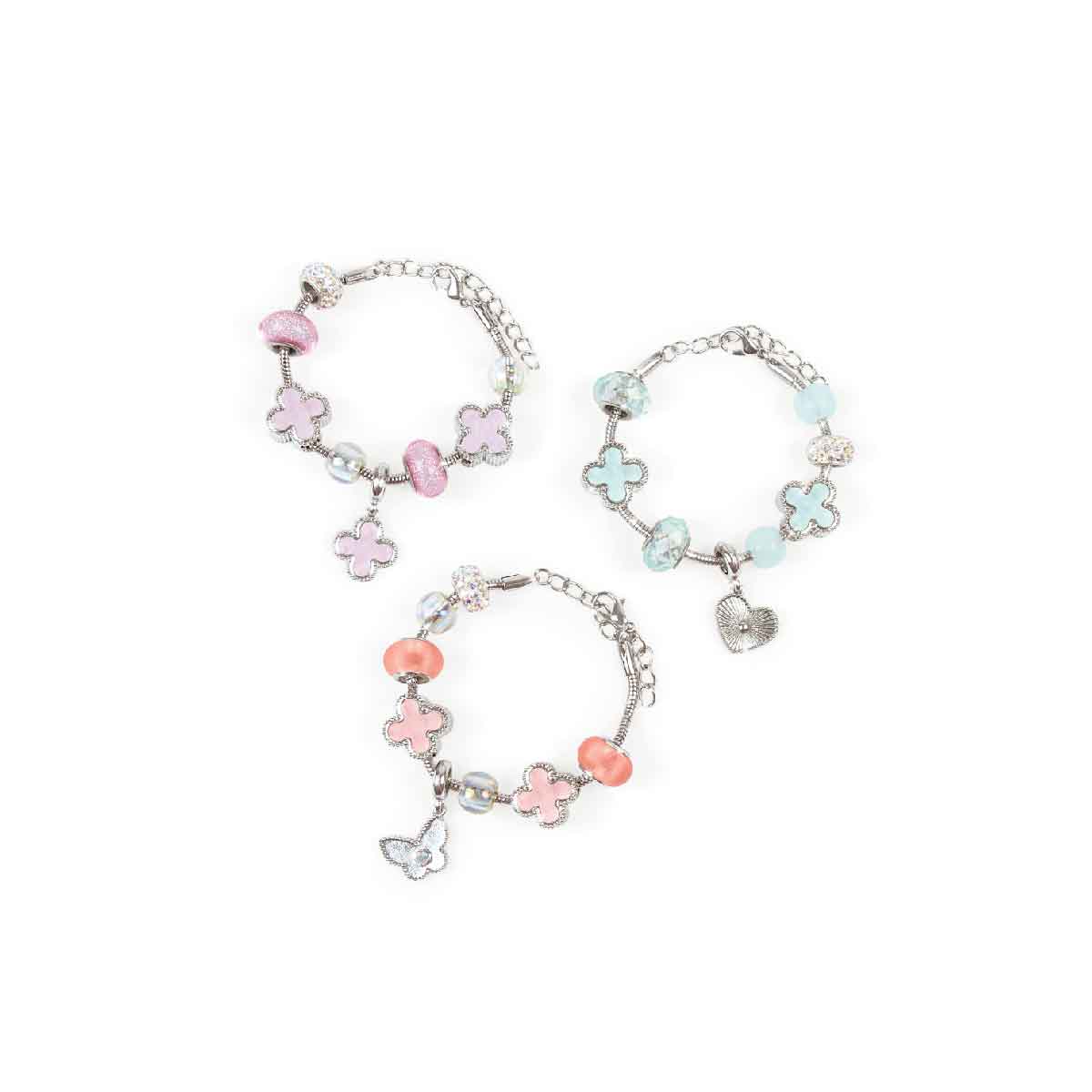 Đồ Chơi Bộ Làm Vòng Tay Cỏ Bốn Lá May Mắn MAKE IT REAL 1734MIR