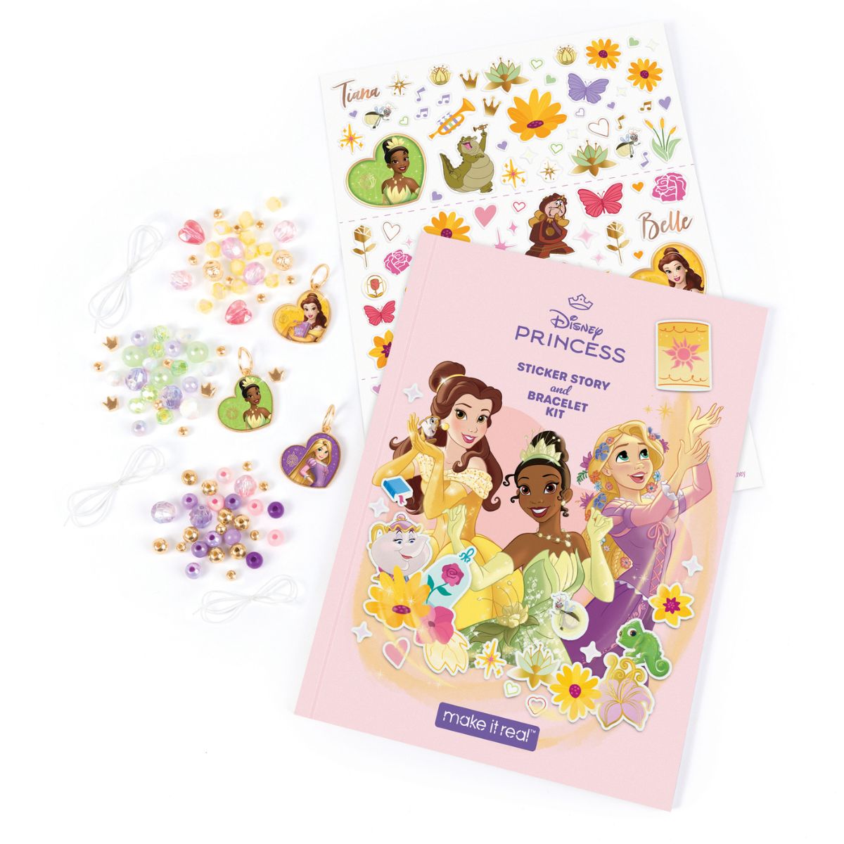 Đồ Chơi Bộ Làm Vòng Tay Sáng Tạo Công Chúa Disney MAKE IT REAL 4233MIR