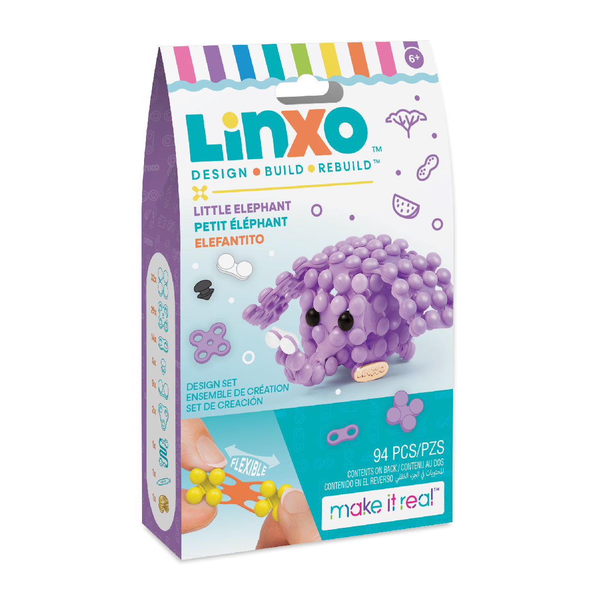 Bộ Làm Vòng Tay Tình Bạn Và Thú Cưng Linxo Voi Con Make It Real 6101mir