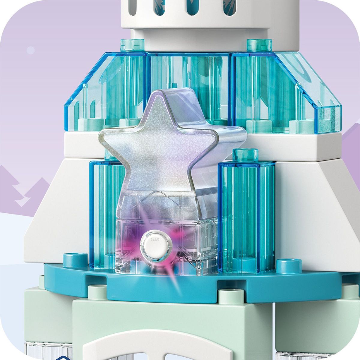Bộ Lắp Ráp Bữa Tiệc Tại Lâu Đài Băng Giá Của Anna Và Elsa LEGO DUPLO 10455