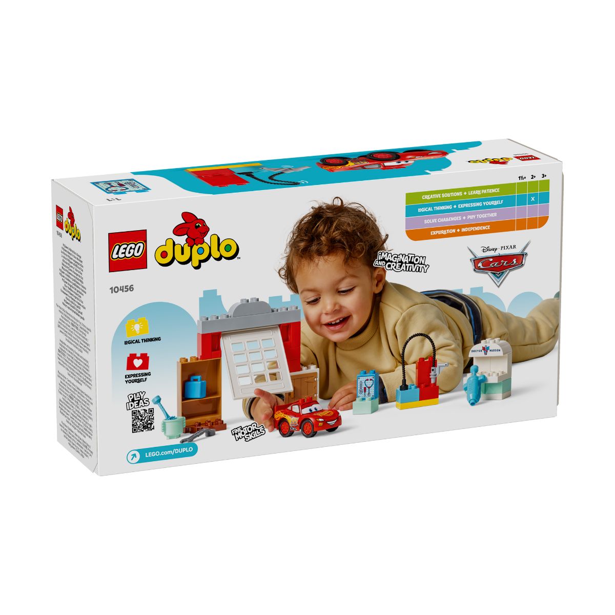 Đồ Chơi Bộ Lắp Ráp Chuyến Thăm Gara Của Bác Sĩ Doc Và Xe McQueen LEGO DUPLO 10456