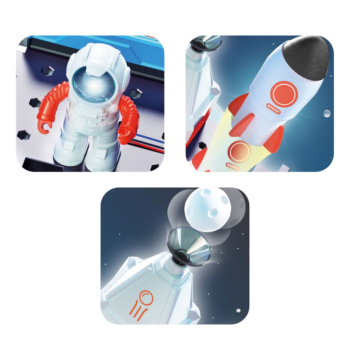 Đồ Chơi Bộ Lắp Ráp Hàng Không Vũ Trụ STEAM SS102