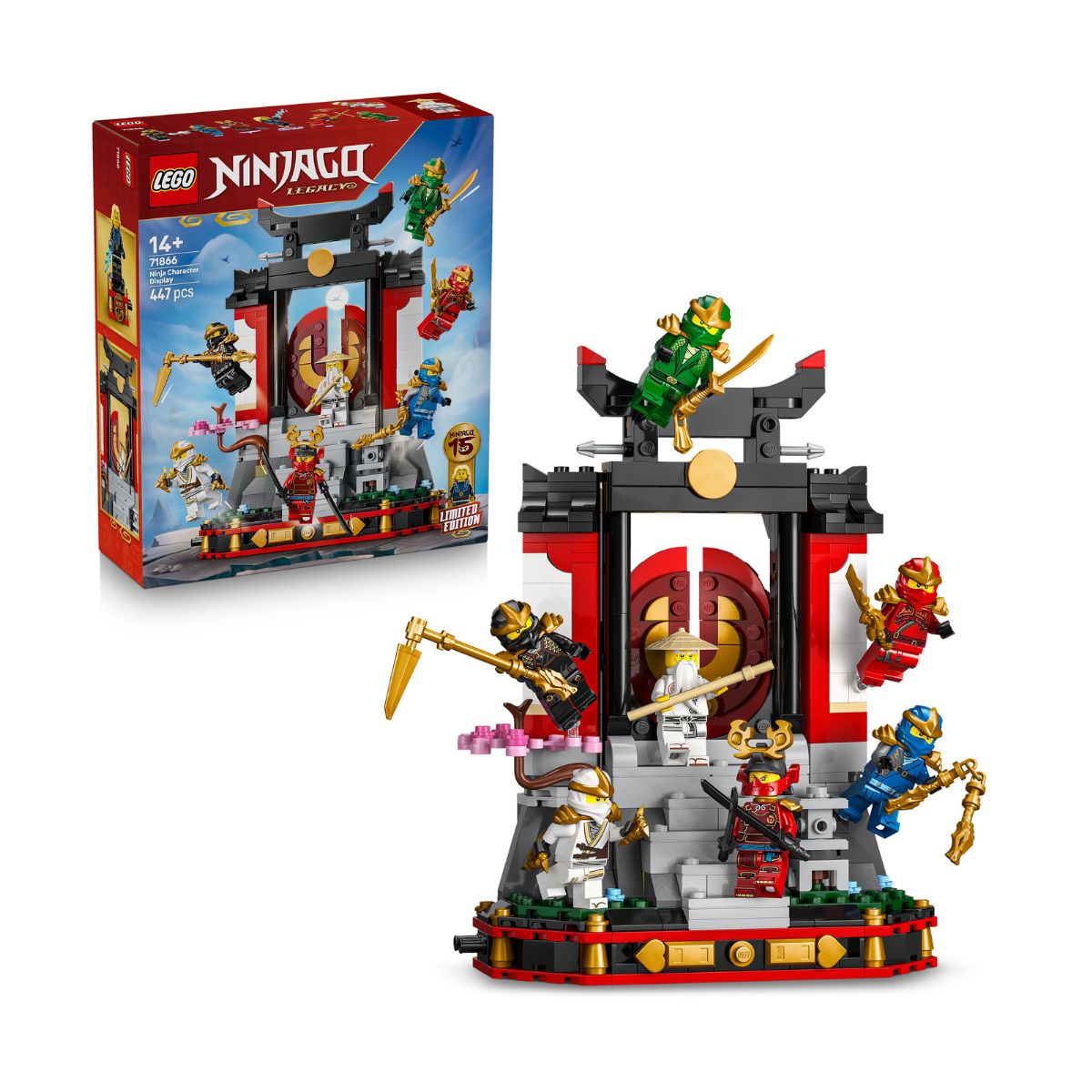 Bộ Lắp Ráp Ngôi Đền Và Các Nhân Vật Ninja – Kỷ Niệm 15 Năm Lego Ninjago 71866