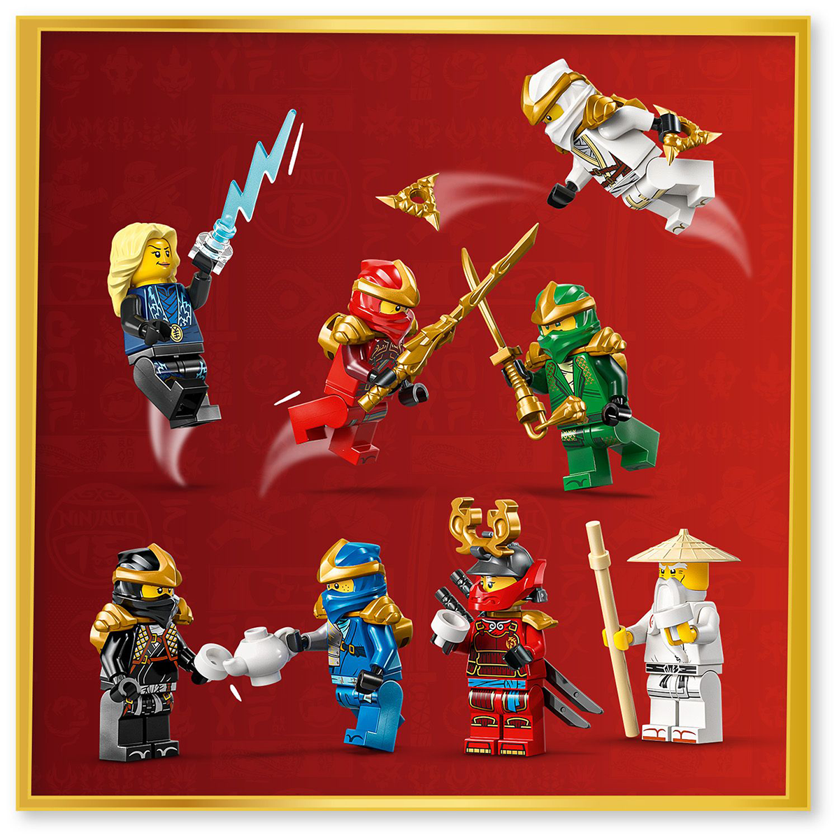 Bộ Lắp Ráp Ngôi Đền Và Các Nhân Vật Ninja – Kỷ Niệm 15 Năm LEGO NINJAGO 71866