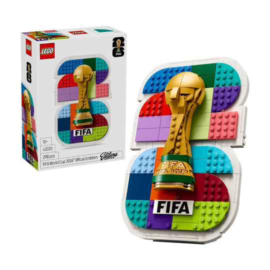 FIFA World Cup™ 2026 Emblem Wall Art Set LEGO EDITIONS SPORTS 43032 (298 Pieces)