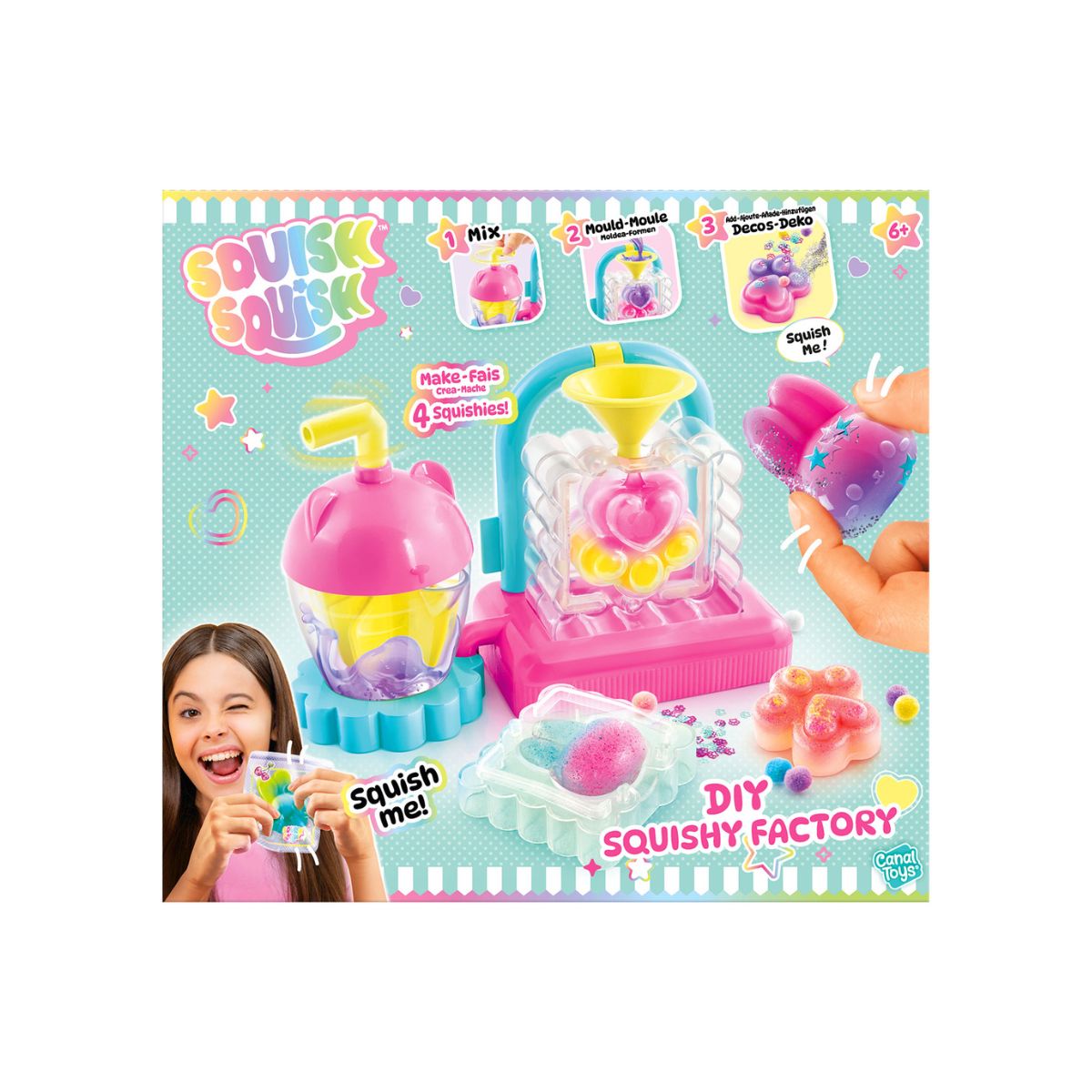 Đồ Chơi Bộ Nhà Máy Làm Squishy Đáng Yêu STYLE4EVER SQI001