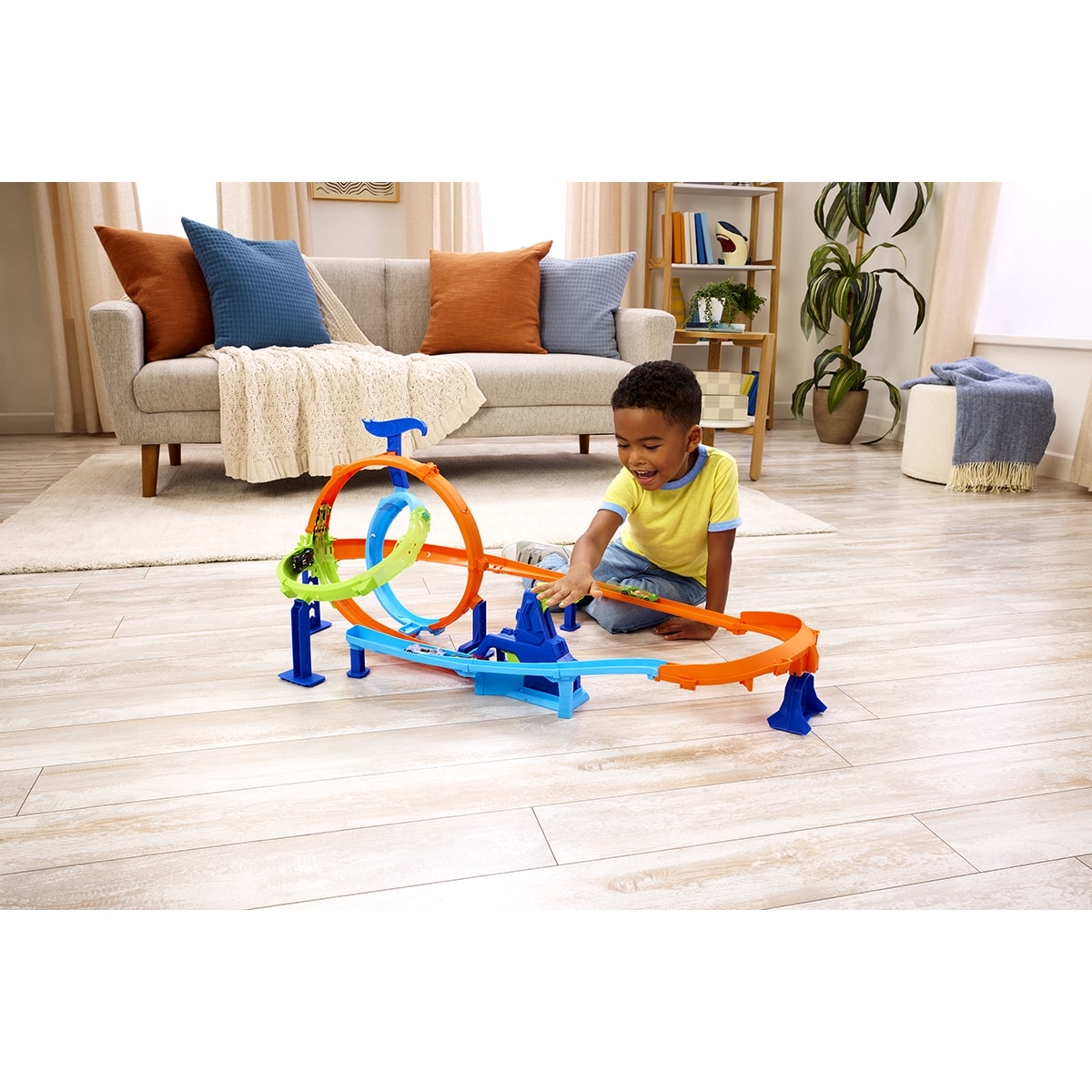 Bộ Phóng Siêu Tốc Ánh Sáng HOT WHEELS JHK73