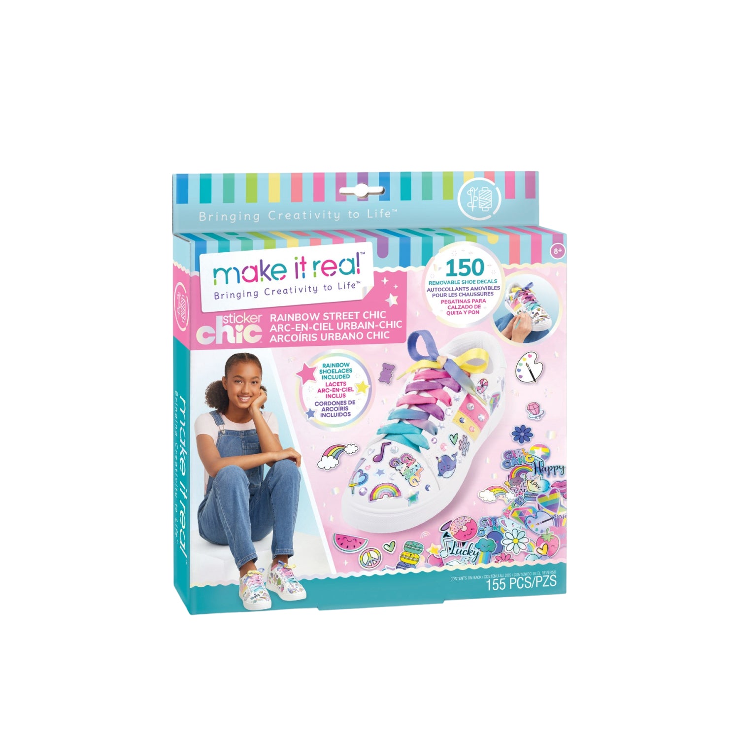 Bộ Phụ Kiện Trang Trí Giày Rainbow 3c4g 3c4g1324