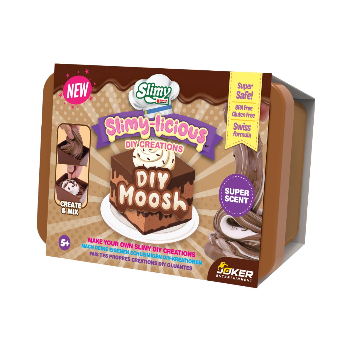 Đồ Chơi Bộ Slime Làm Bánh Mousse Sô-Cô-La SLIMY 36155