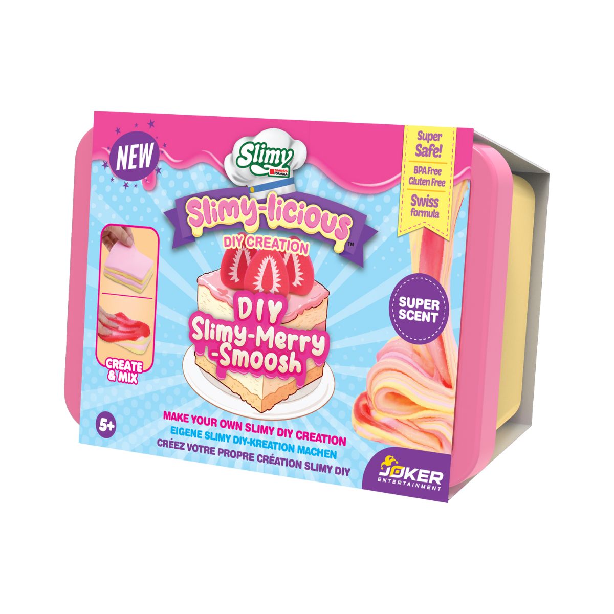 Đồ Chơi Bộ Slime Làm Bánh Shortcake Dâu Tây SLIMY 36155