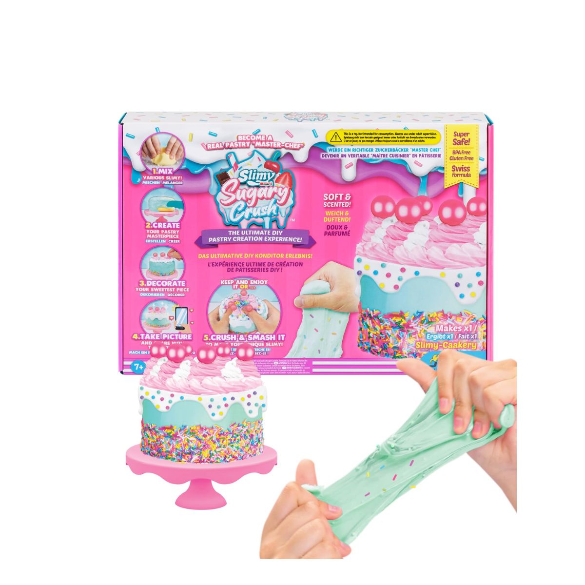 Bộ Slime Làm Bánh Kem Dễ Thương Bánh Kem SLIMY 36102A