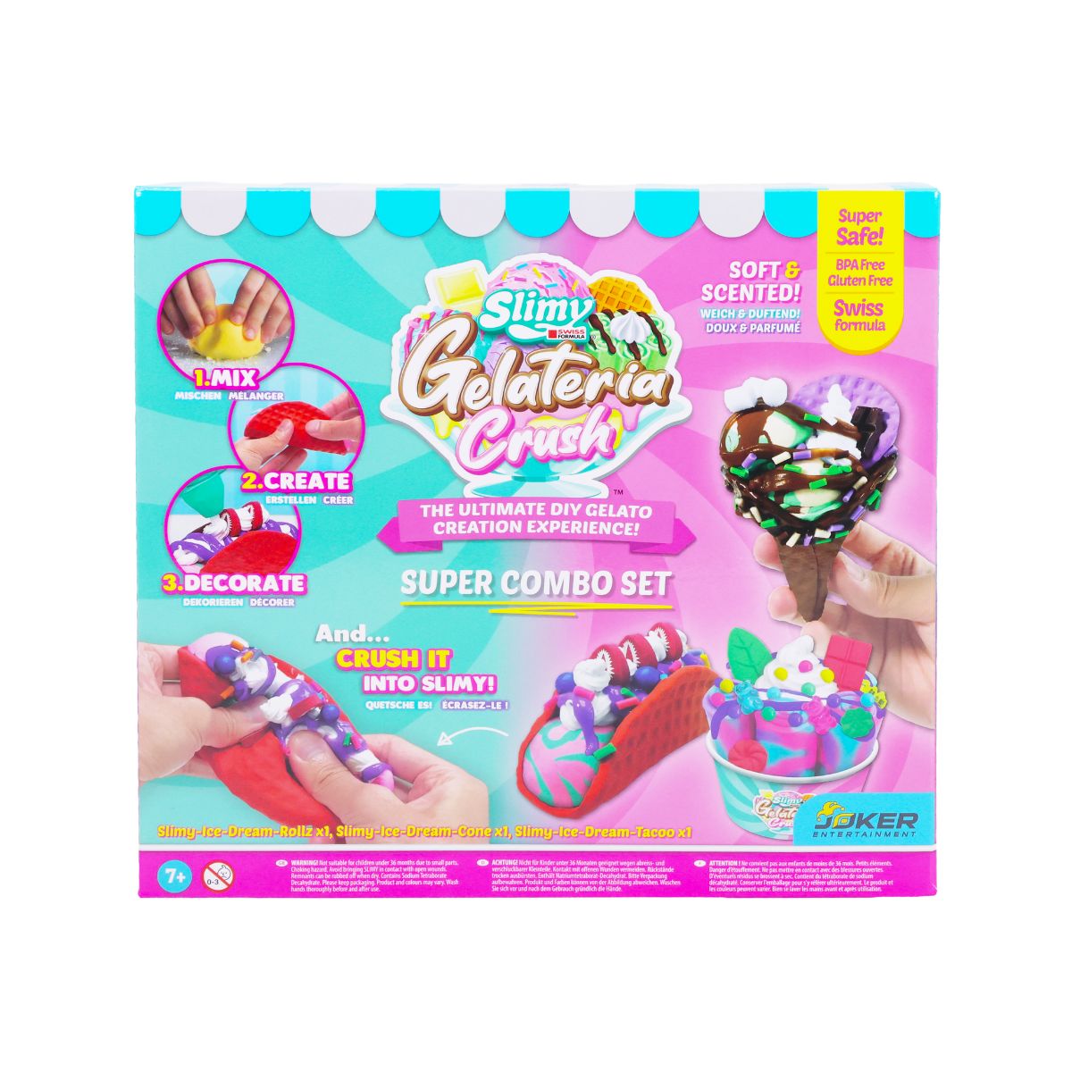 Đồ Chơi Bộ Slime Làm Kem Gelato Ngọt Ngào SLIMY 20280630/36164