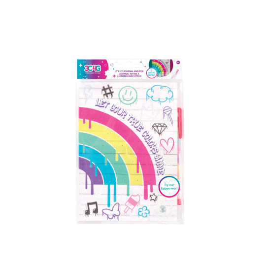 Bộ Sổ Bút 3C4G Họa Tiết Graffiti Light Up Rainbow 12036