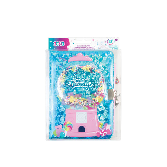 Bộ sổ khóa và bút Bubble Gum Glitter