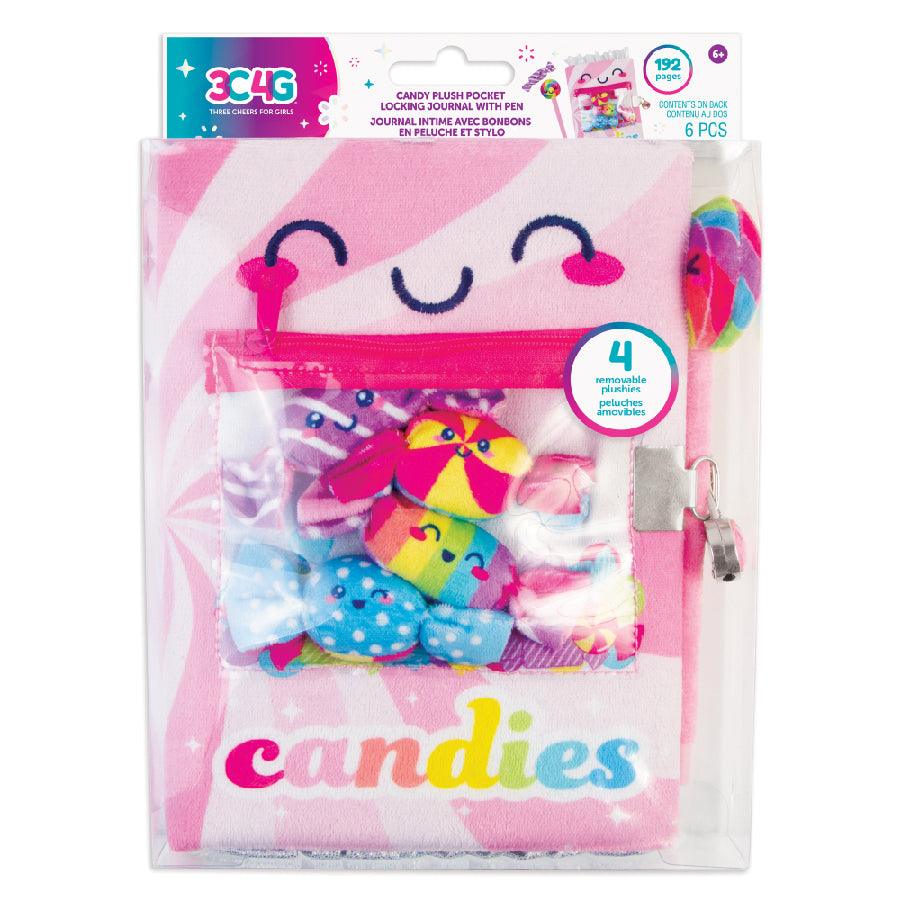 Bộ Sổ Khóa Và Bút Candy Plush Pocket 3c4g 12053
