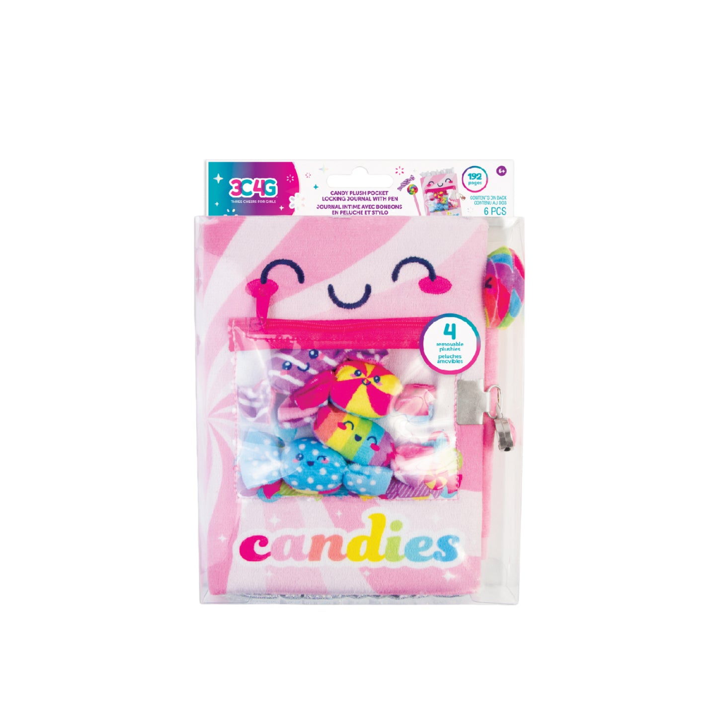 Bộ sổ khóa và bút Candy Plush Pocket