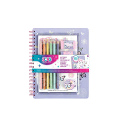 Notebook and colored pencil set - Butterfly 3C4G 12025