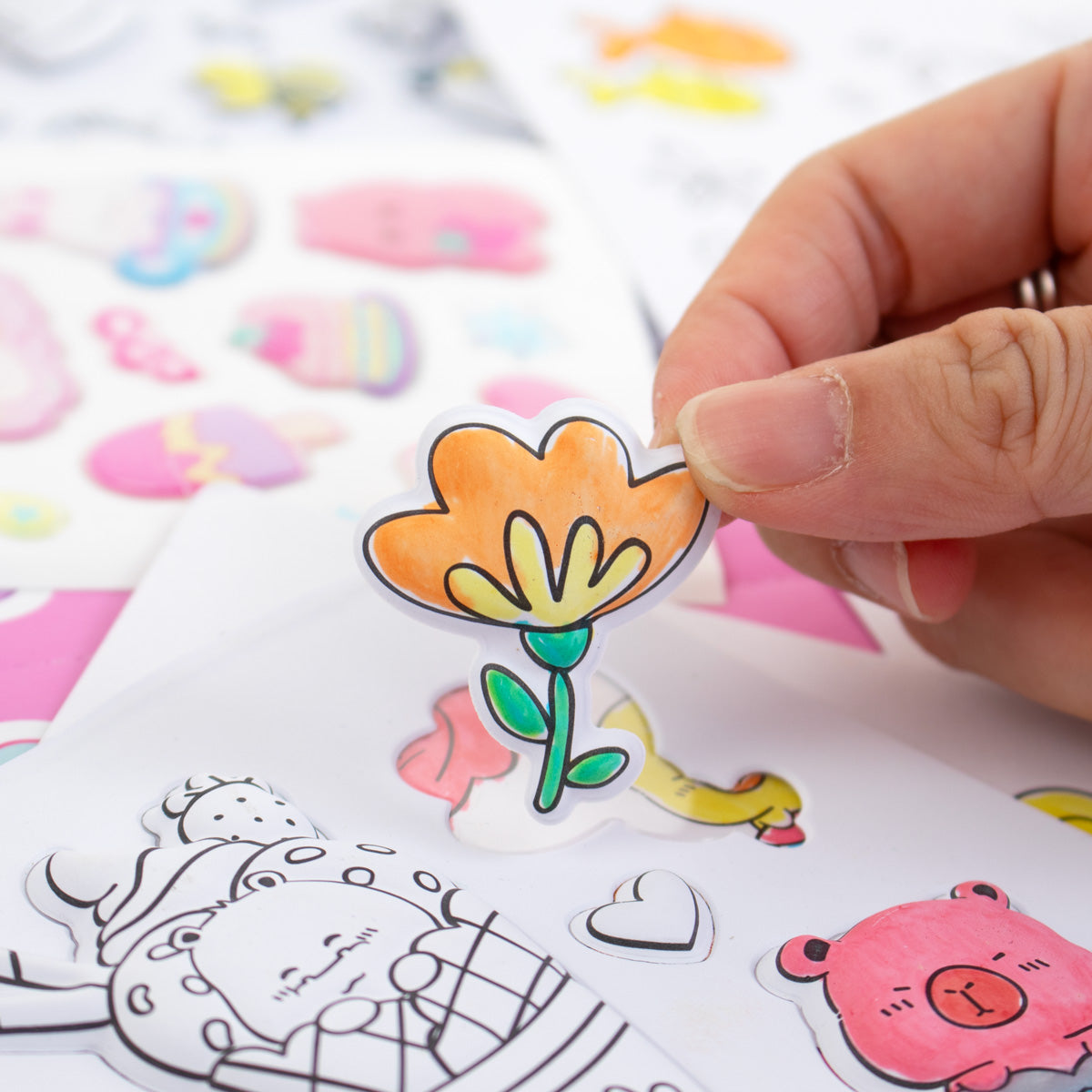 Bộ Sticker Trang Trí Và Bút Marker - Sweetie Bestie CLEVERHIPPO SS03