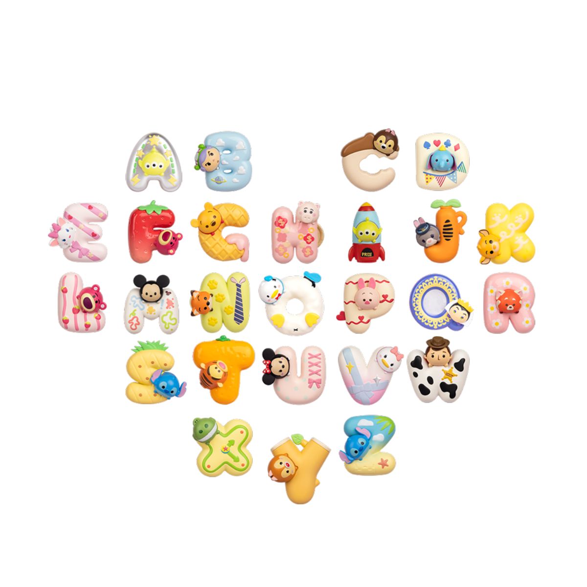 Bộ Sưu Tập Chữ Cái Nam Châm Disney Tsum Tsum OTHER GIRL BRANDS CH2070-A01-CH