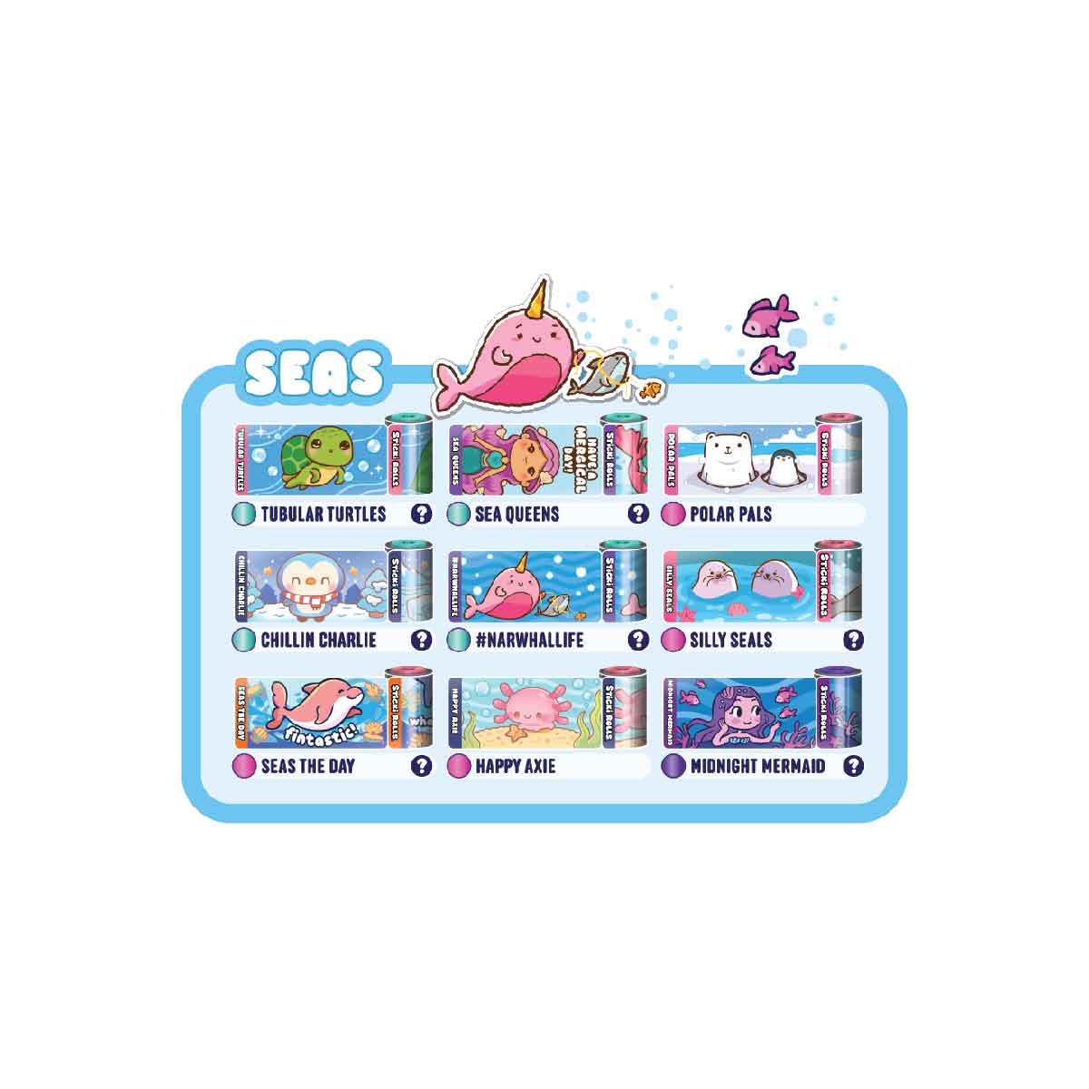 Bộ Sưu Tập DIY Sticki Rolls OTHER GIRL BRANDS SR200