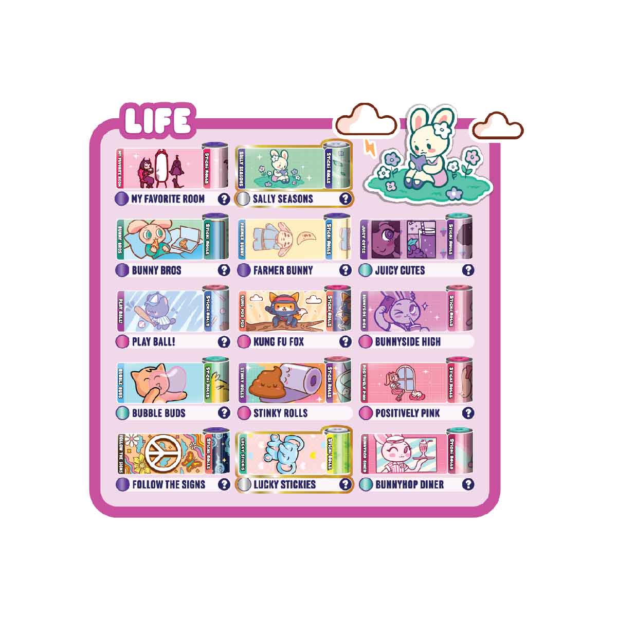 Bộ Sưu Tập DIY Sticki Rolls OTHER GIRL BRANDS SR200