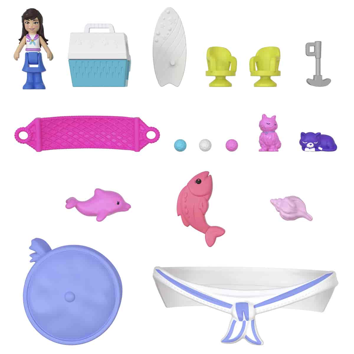 Đồ Chơi Bộ Sưu Tập Polly Pocket Và Cuộc Phiêu Lưu Biển Cả Của Kitty POLLY POCKET JFG56