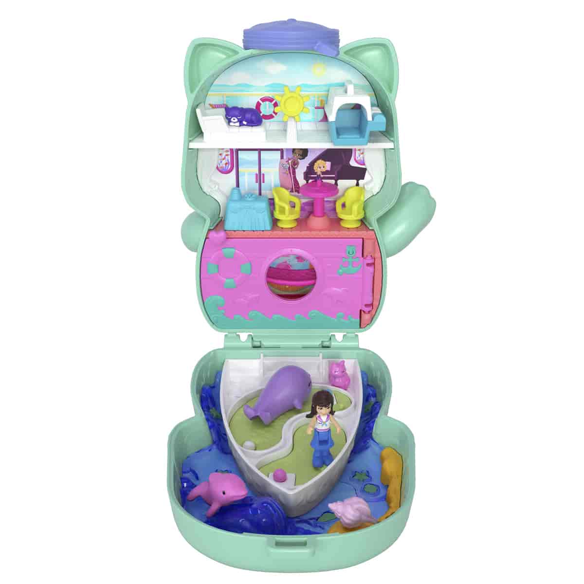 Đồ Chơi Bộ Sưu Tập Polly Pocket Và Cuộc Phiêu Lưu Biển Cả Của Kitty POLLY POCKET JFG56