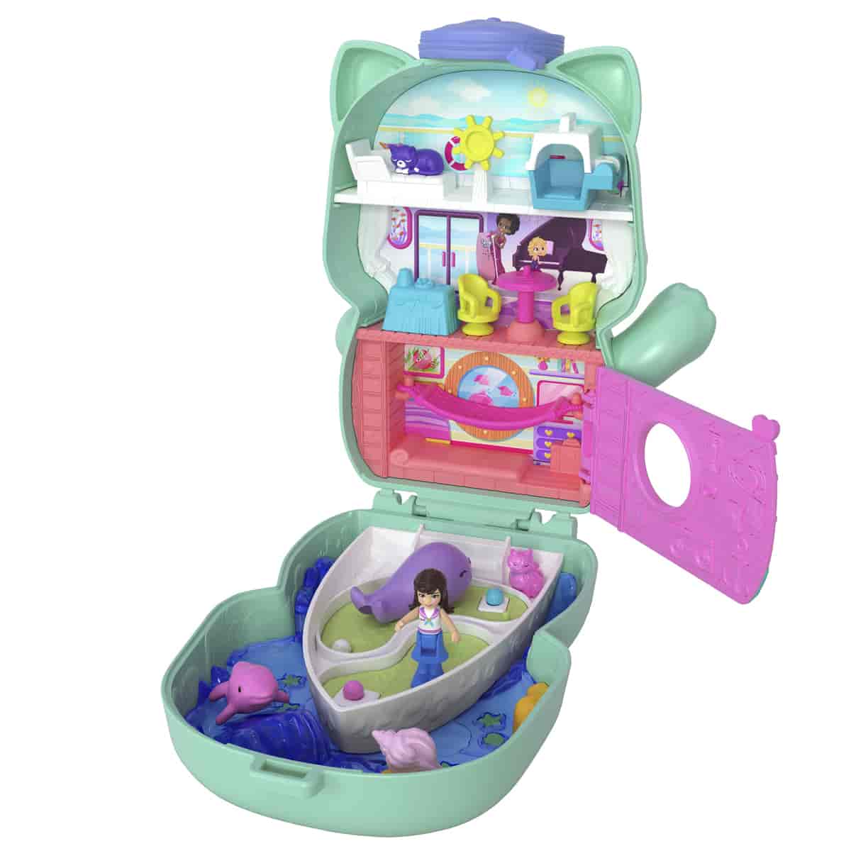Đồ Chơi Bộ Sưu Tập Polly Pocket Và Cuộc Phiêu Lưu Biển Cả Của Kitty POLLY POCKET JFG56