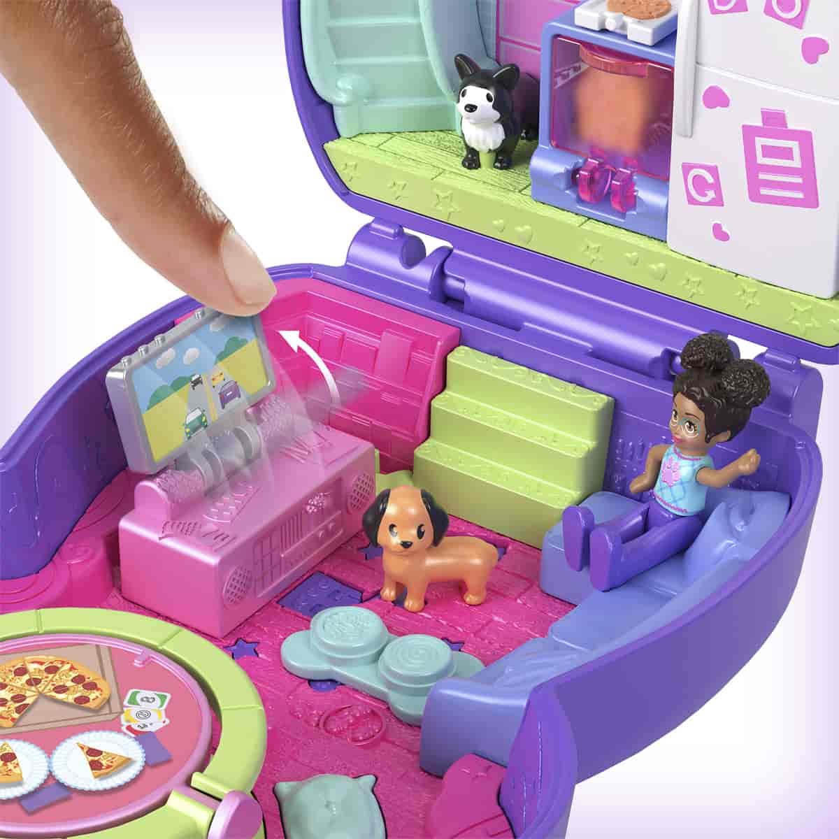 Đồ Chơi Bộ Sưu Tập Polly Pocket Và Đêm Mộng Mơ Của Cún Yêu POLLY POCKET JFG56