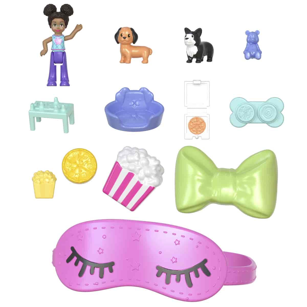 Đồ Chơi Bộ Sưu Tập Polly Pocket Và Đêm Mộng Mơ Của Cún Yêu POLLY POCKET JFG56