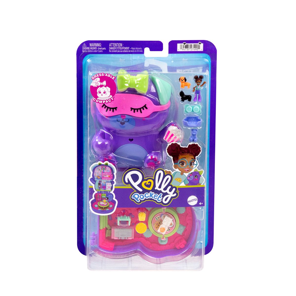 Đồ Chơi Bộ Sưu Tập Polly Pocket Và Đêm Mộng Mơ Của Cún Yêu POLLY POCKET JFG56