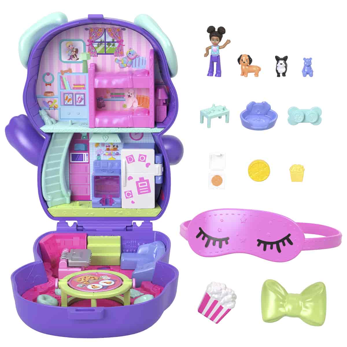 Đồ Chơi Bộ Sưu Tập Polly Pocket Và Đêm Mộng Mơ Của Cún Yêu POLLY POCKET JFG56