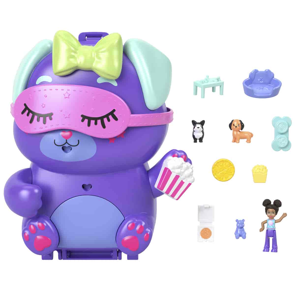 Đồ Chơi Bộ Sưu Tập Polly Pocket Và Đêm Mộng Mơ Của Cún Yêu POLLY POCKET JFG56