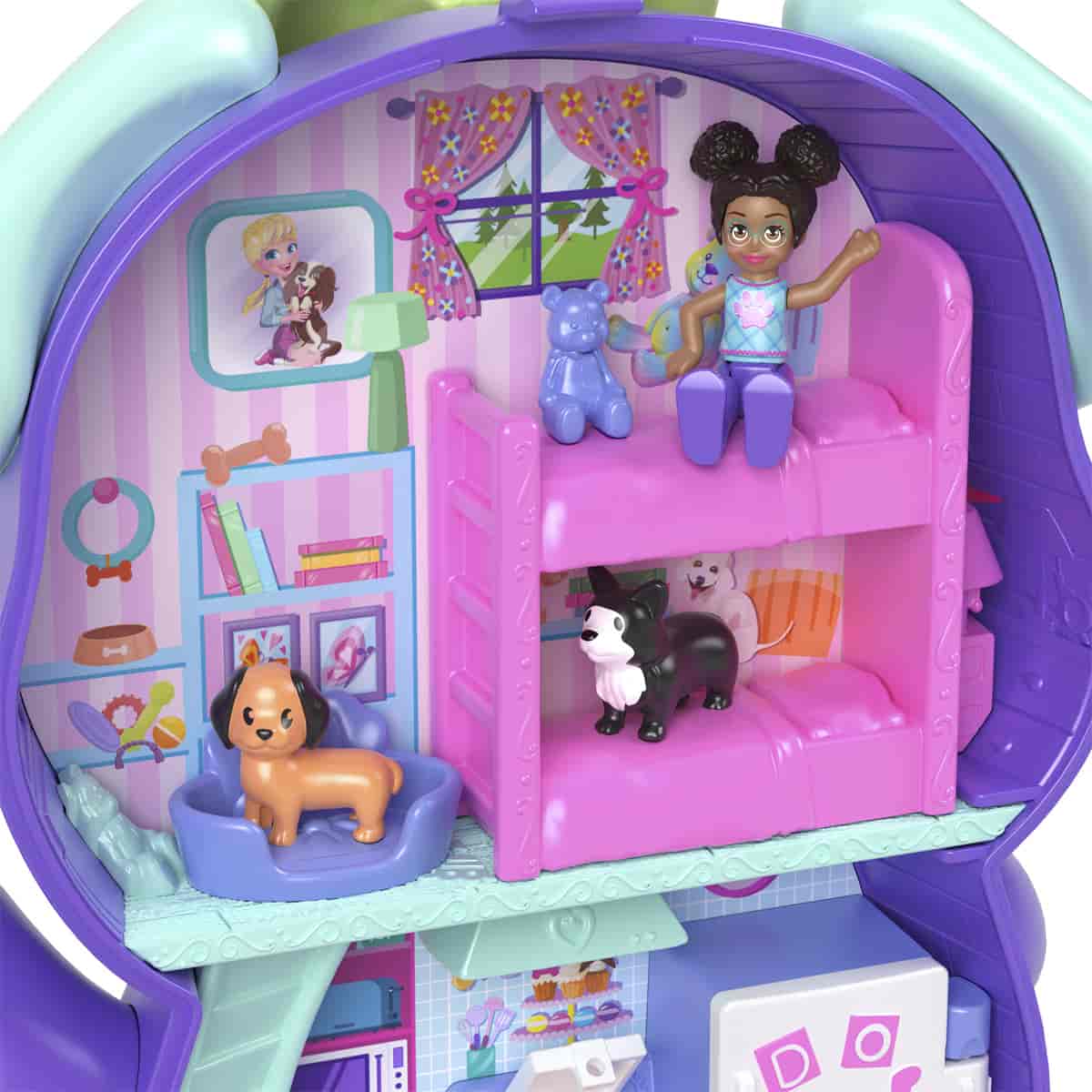 Đồ Chơi Bộ Sưu Tập Polly Pocket Và Đêm Mộng Mơ Của Cún Yêu POLLY POCKET JFG56