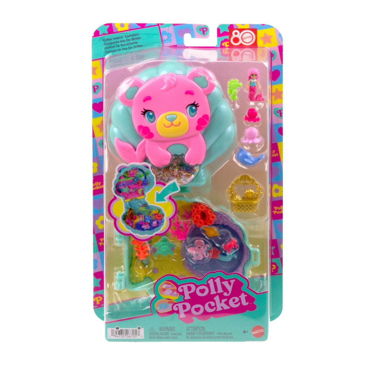 Đồ Chơi Bộ Sưu Tập Polly Pocket Và Hòn Đảo Cầu Vồng Lấp Lánh POLLY POCKET JCB16/JFG56