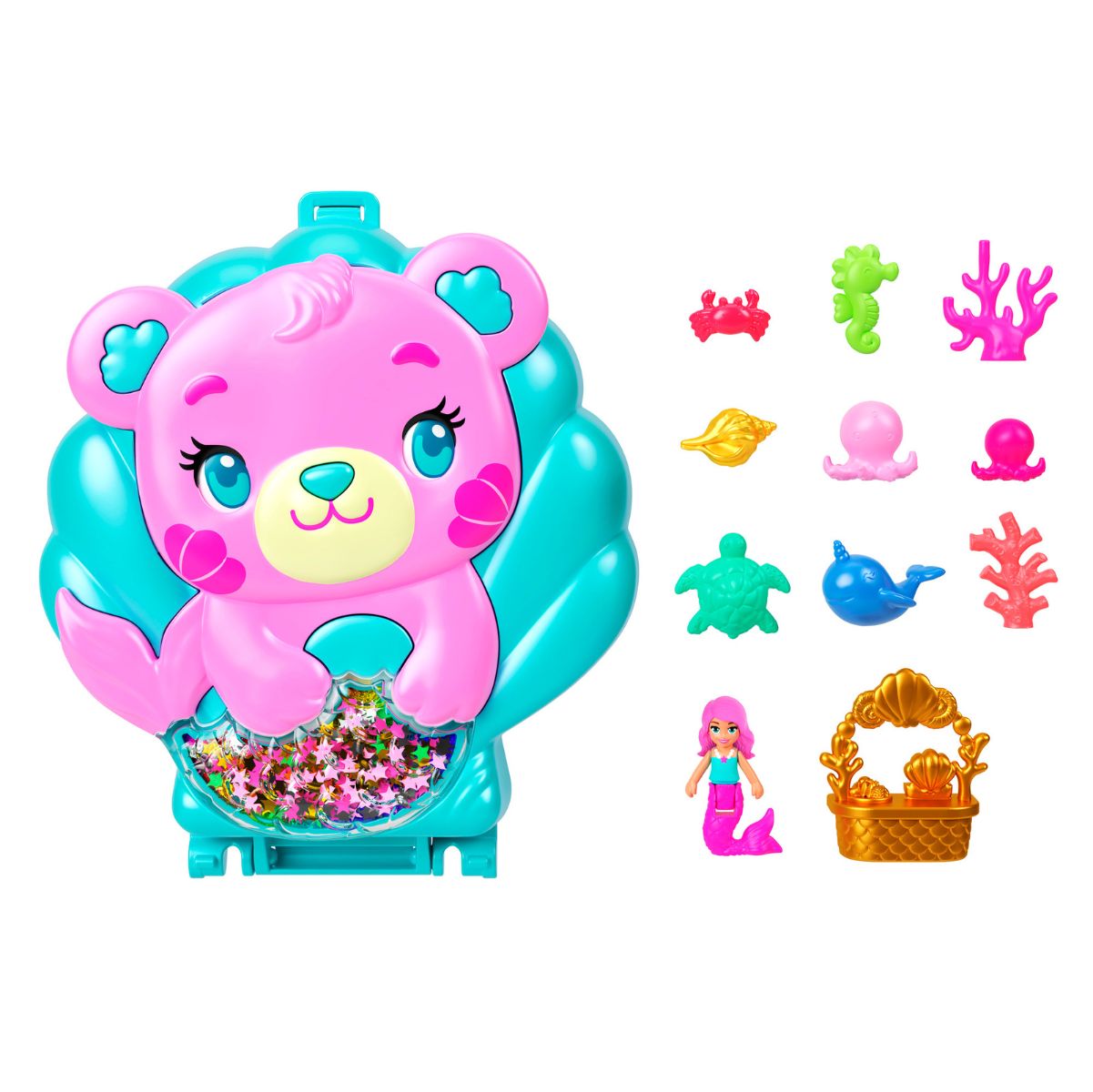 Đồ Chơi Bộ Sưu Tập Polly Pocket Và Hòn Đảo Cầu Vồng Lấp Lánh POLLY POCKET JCB16/JFG56