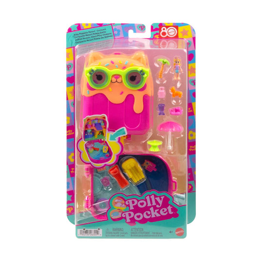 Đồ Chơi Bộ Sưu Tập Polly Pocket Và Khu Nghỉ Dưỡng Mèo Kem Ngọt Ngào POLLY POCKET JCB17/JFG56