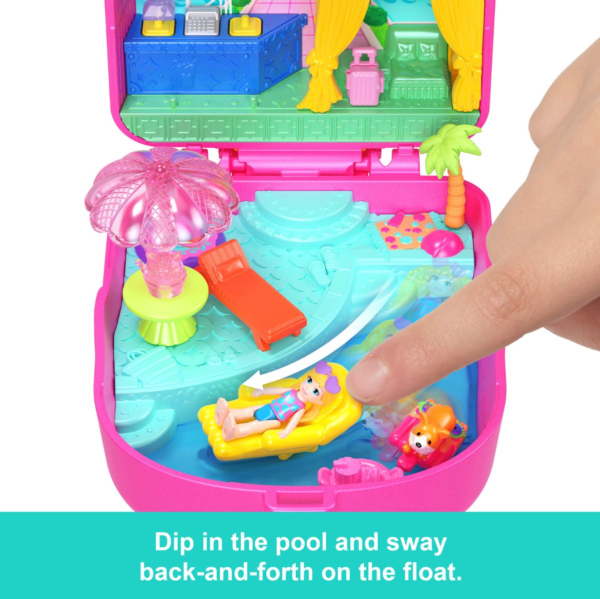Đồ Chơi Bộ Sưu Tập Polly Pocket Và Khu Nghỉ Dưỡng Mèo Kem Ngọt Ngào POLLY POCKET JCB17/JFG56