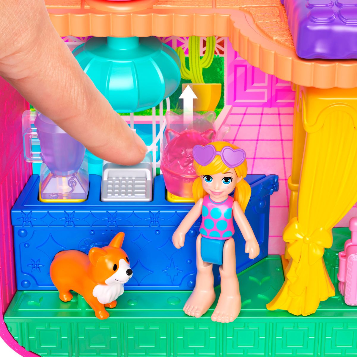 Đồ Chơi Bộ Sưu Tập Polly Pocket Và Khu Nghỉ Dưỡng Mèo Kem Ngọt Ngào POLLY POCKET JCB17/JFG56