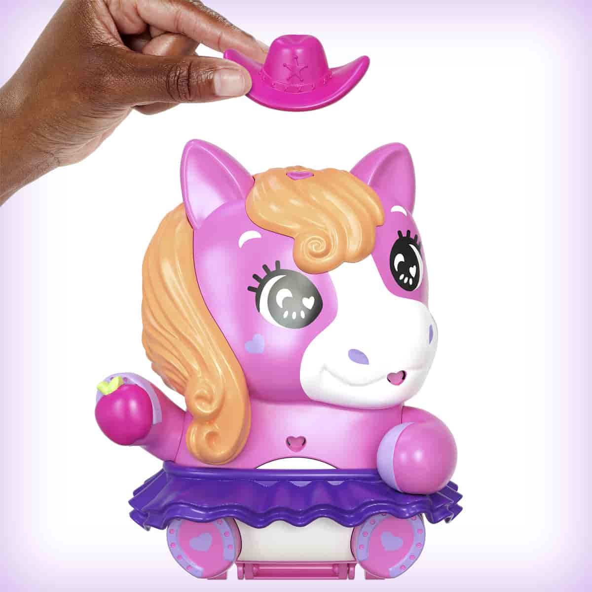 Đồ Chơi Bộ Sưu Tập Polly Pocket Và Sàn Đấu Ngựa Của Cao Bồi Pony POLLY POCKET JFG56