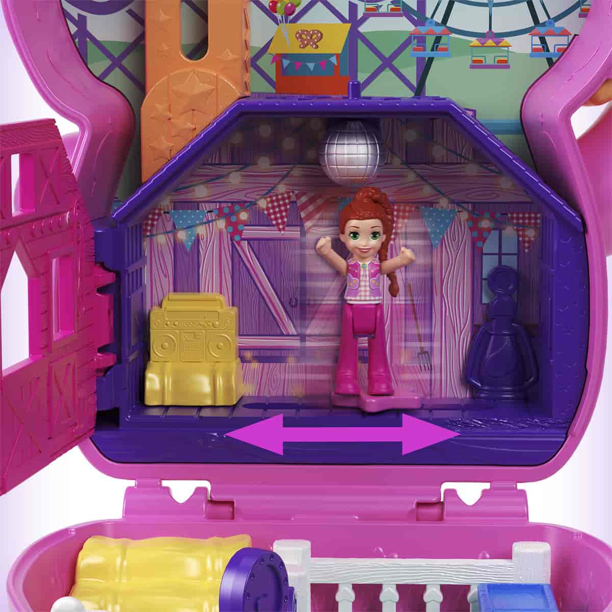 Đồ Chơi Bộ Sưu Tập Polly Pocket Và Sàn Đấu Ngựa Của Cao Bồi Pony POLLY POCKET JFG56