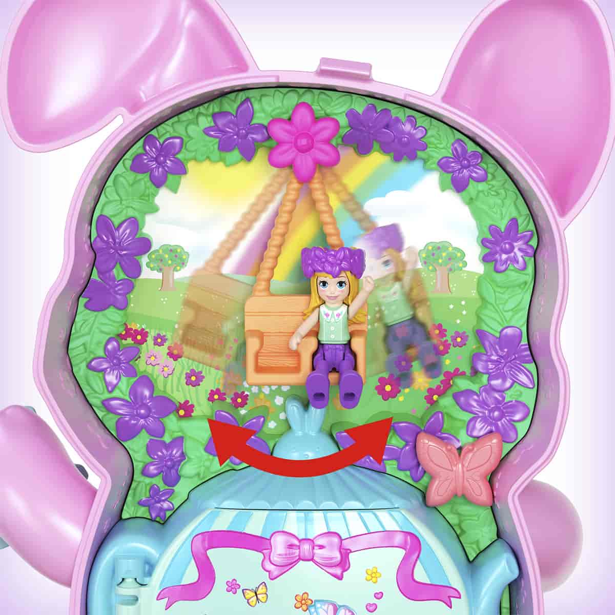 Đồ Chơi Bộ Sưu Tập Polly Pocket Và Tiệc Trà Của Bé Thỏ Hồng POLLY POCKET JFG56